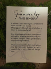 Load image into Gallery viewer, Heavenly Messenger ROBIN Ornament, Robin Ornament, In Memory Ornament, Memorial Car Charm, Grieving Gift