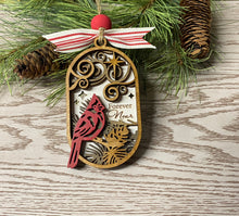 Load image into Gallery viewer, Always near cardinal memorial ornament, remembrance, loved one memory gift