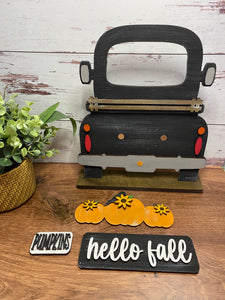 Hello Fall Insert for Interchangeable 12 Inch Vintage Truck (Base Sold Separately)