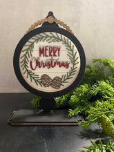 Load image into Gallery viewer, Tabletop Interchangeable Stand Seasonal Inserts Only, Hello Fall, Merry Christmas, Farmhouse, Fall Decor, Christmas Decor, Seasonal Decor