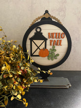 Load image into Gallery viewer, Tabletop Interchangeable Stand Seasonal Inserts Only, Hello Fall, Merry Christmas, Farmhouse, Fall Decor, Christmas Decor, Seasonal Decor