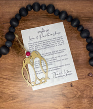 Load image into Gallery viewer, Penquin Love and Partnership Ornament, Partner, Spouse Gift, Tree Ornament, Car Charm