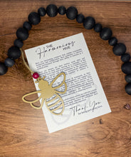 Load image into Gallery viewer, The Harmonious Hive Bee Ornament, Teamwork Gift, Coworker Gift, Employee Gift Tree Ornament, Car Charm