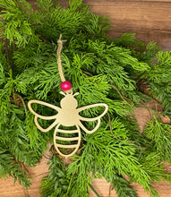Load image into Gallery viewer, The Harmonious Hive Bee Ornament, Teamwork Gift, Coworker Gift, Employee Gift Tree Ornament, Car Charm