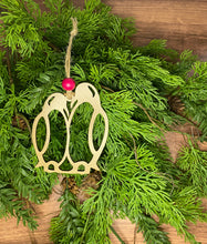 Load image into Gallery viewer, Penquin Love and Partnership Ornament, Partner, Spouse Gift, Tree Ornament, Car Charm