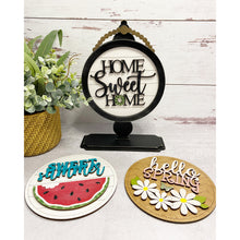 Load image into Gallery viewer, Tabletop Interchangeable Stand, Home, Farmhouse, Military, Seasonal Decor