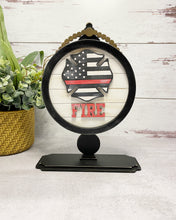 Load image into Gallery viewer, Tabletop Interchangeable Stand Military and Service Inserts Only, Home, Farmhouse, Military, Seasonal Decor