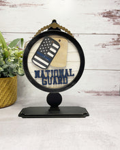 Load image into Gallery viewer, Tabletop Interchangeable Stand Military and Service Inserts Only, Home, Farmhouse, Military, Seasonal Decor