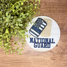 Load image into Gallery viewer, Tabletop Interchangeable Stand Military and Service Inserts Only, Home, Farmhouse, Military, Seasonal Decor