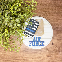 Load image into Gallery viewer, Tabletop Interchangeable Stand Military and Service Inserts Only, Home, Farmhouse, Military, Seasonal Decor