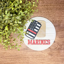 Load image into Gallery viewer, Tabletop Interchangeable Stand Military and Service Inserts Only, Home, Farmhouse, Military, Seasonal Decor