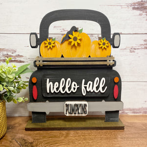 Hello Fall Insert for Interchangeable 12 Inch Vintage Truck (Base Sold Separately)
