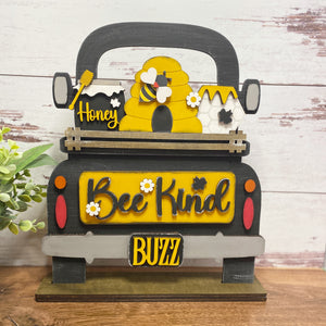 Bee Kind Insert for Interchangeable 12 Inch Vintage Truck (Base Sold Separately)