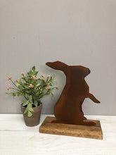 Load image into Gallery viewer, Spring Decor - Bunny - Farmhouse Metal Decor - Easter Decor - Shelf Sitter