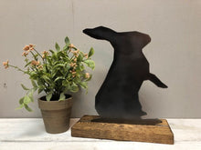 Load image into Gallery viewer, Spring Decor - Bunny - Farmhouse Metal Decor - Easter Decor - Shelf Sitter