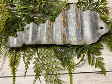 Load image into Gallery viewer, Corrugated metal state - Kentucky (9" or 16”)- Farmhouse Decor - state