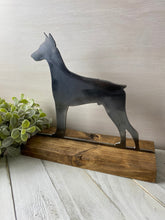 Load image into Gallery viewer, Doberman - Dog - Metal Decor - Shelf Sitter