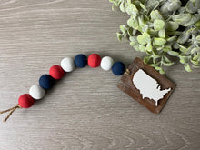 Load image into Gallery viewer, Land of the Brave Tiered Tray set, Patriotic decor, tiered tray decor