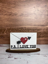 Load image into Gallery viewer, Standing Valentine Love Letter Trio - Valentine Decor - Tiered Tray Decor