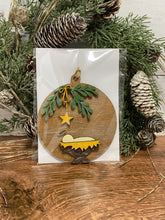 Load image into Gallery viewer, Nativity ornament, Christmas ornament, Christmas decor, Ornament, tiered tray decor, religious Ornament, Baby Jesus ornament