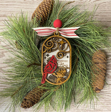 Load image into Gallery viewer, Always near cardinal memorial ornament, remembrance, light bed one memory gift