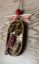 Load image into Gallery viewer, Always near cardinal memorial ornament, remembrance, light bed one memory gift