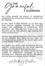 Load image into Gallery viewer, Graceful Guardian Sea Turtle Ornament, Mother Gift, Friend Gift, Tree Ornament, Car Charm