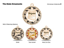 Load image into Gallery viewer, State Ornament - Wood USA Ornament - Christmas Ornament - Arizona Ornament