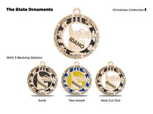 Load image into Gallery viewer, State Ornament - Wood USA Ornament - Christmas Ornament - Idaho Ornament