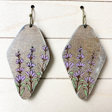 Load image into Gallery viewer, Lavender Field Drop Earrings