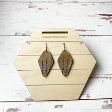Load image into Gallery viewer, Lavender Field Drop Earrings