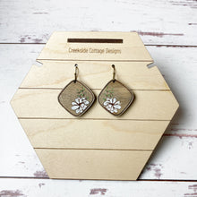 Load image into Gallery viewer, Floral Quad Drop Earrings