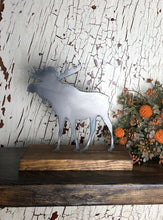 Load image into Gallery viewer, Farmhouse Decor - Moose - Metal Decor - Shelf Sitter - Lodge Decor