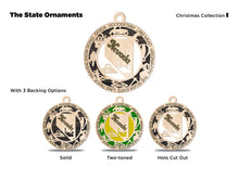 Load image into Gallery viewer, State Ornament - Wood USA Ornament - Christmas Ornament - Nevada Ornament