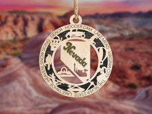 Load image into Gallery viewer, State Ornament - Wood USA Ornament - Christmas Ornament - Nevada Ornament