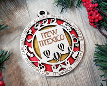 Load image into Gallery viewer, State Ornament - Wood USA Ornament - Christmas Ornament - New Mexico Ornament