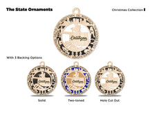 Load image into Gallery viewer, State Ornament - Wood USA Ornament - Christmas Ornament - Oklahoma Ornament