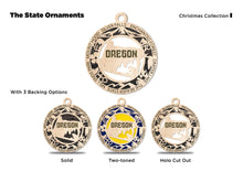 Load image into Gallery viewer, State Ornament - Wood USA Ornament - Christmas Ornament - Oregon Ornament
