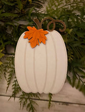 Load image into Gallery viewer, Thanksgiving Tiered Tray set - fall decor - tiered tray decor - Pumpkin - Family Recipe