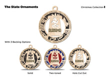 Load image into Gallery viewer, State Ornament - Wood USA Ornament - Christmas Ornament - Alabama Ornament