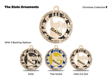 Load image into Gallery viewer, State Ornament - Wood USA Ornament - Christmas Ornament - Idaho Ornament