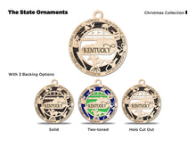 Load image into Gallery viewer, State Ornament, Wood USA Ornament, Christmas Ornament, Kentucky Ornament