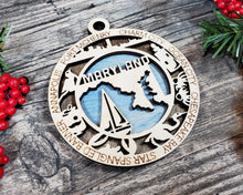 Load image into Gallery viewer, State Ornament - Wood USA Ornament - Christmas Ornament - Maryland Ornament