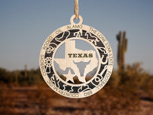 Load image into Gallery viewer, State Ornament - Wood USA Ornament - Christmas Ornament - Texas Ornament