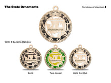 Load image into Gallery viewer, State Ornament - Wood USA Ornament - Christmas Ornament - Washington Ornament