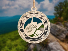 Load image into Gallery viewer, State Ornament - Wood USA Ornament - Christmas Ornament - West Virginia Ornament