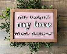 Load image into Gallery viewer, Love Tiered Tray set - Valentine decor - tiered tray decor