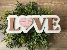 Load image into Gallery viewer, Love Tiered Tray set - Valentine decor - tiered tray decor