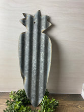 Load image into Gallery viewer, 16 Inch Corrugated metal carrot - spring decor - Easter decor
