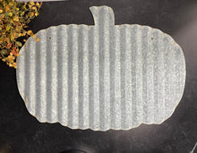 Load image into Gallery viewer, 20 inch corrugated Pumpkin, fall decor, rustic fall decorations